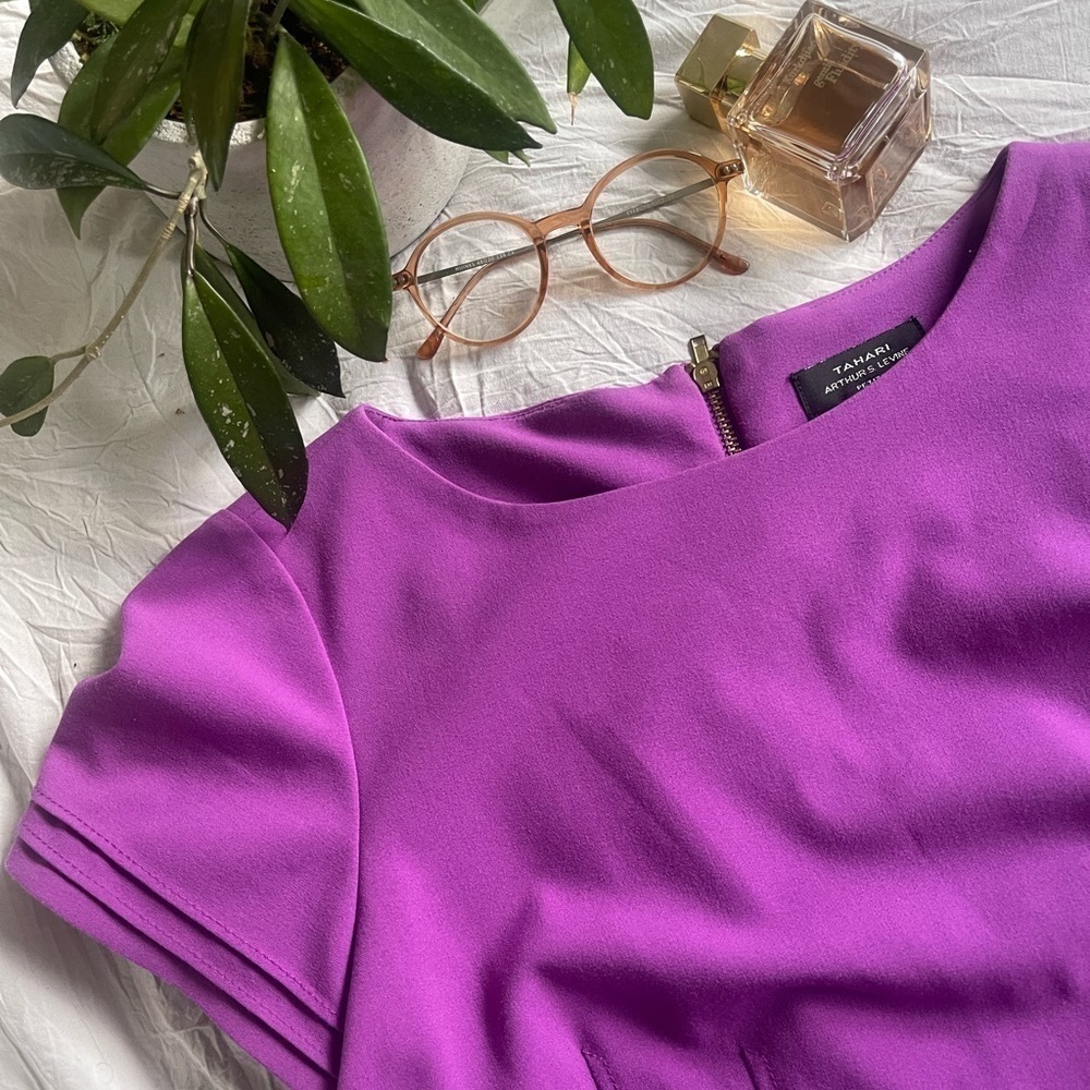 Lovely purple Tahari dress